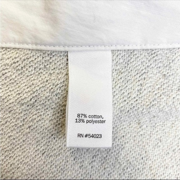 Derek Lam 10 Crosby x Athleta Gray Layered Sweatshirt Top Size XS - Picture 4 of 7